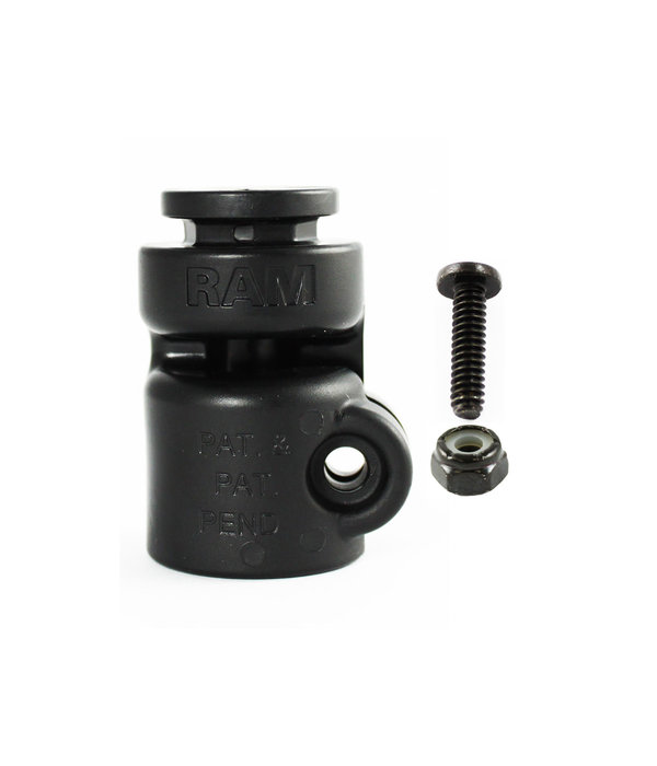 RAM Mounts Composite Octagon Button With Clevis For Ram Pod