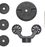 YakAttack Paddle Holder Leash Plug Adapter Mount With Rubber Base