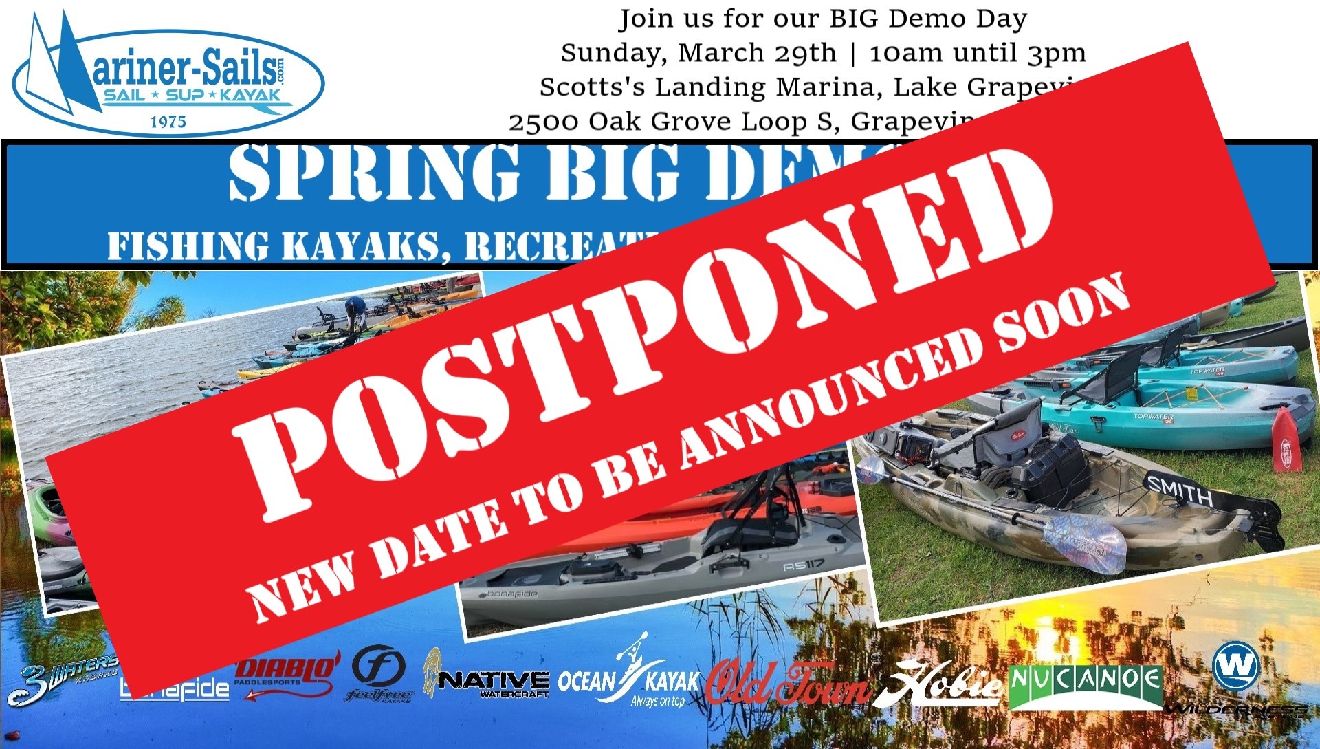 Spring Demo Postponed
