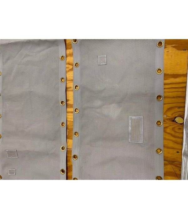 Hobie (Blem) Wing Cover Getaway Grey Mesh Pair 17+