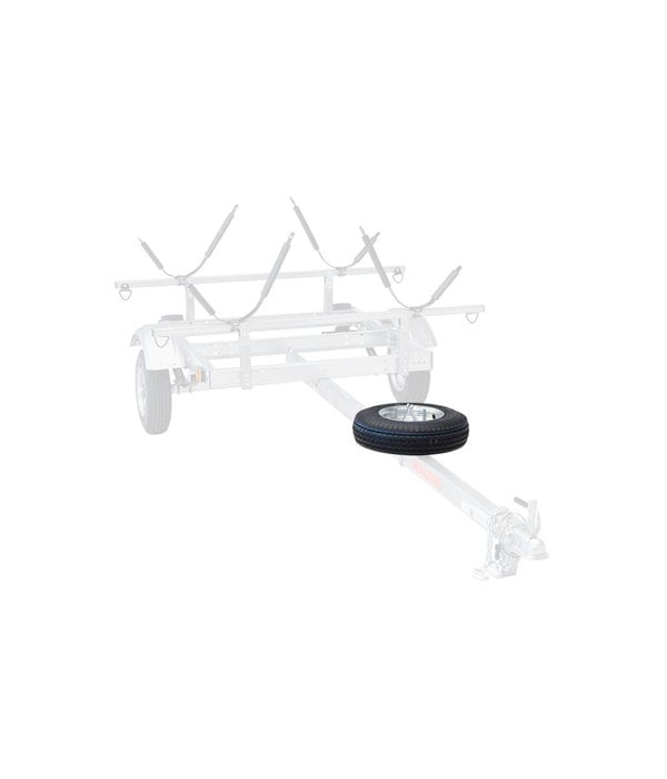 Malone Spare Tire For EcoLight And XtraLight Trailer 8" Galvanized Includes Lockable Attachment