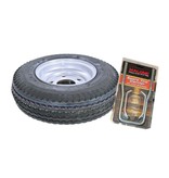 Malone Spare Tire For EcoLight And XtraLight Trailer 8" Galvanized Includes Lockable Attachment