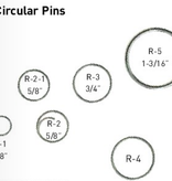 C. Sherman Johnson Circular Pin 1/2" & 5/8" With Starter