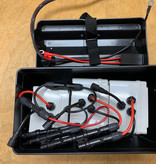 FPV-Power 12V 150Ah V3 Waterproof Lithium Batteries Wired In Parallel With 3-10Ah Chargers (3-50Ah Batteries)