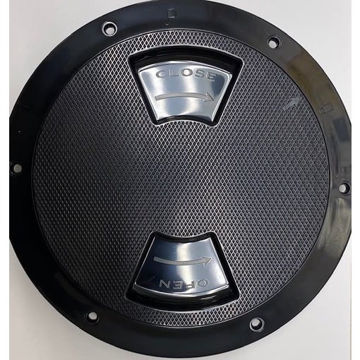 Hatch Round 6" Black Without Hardware