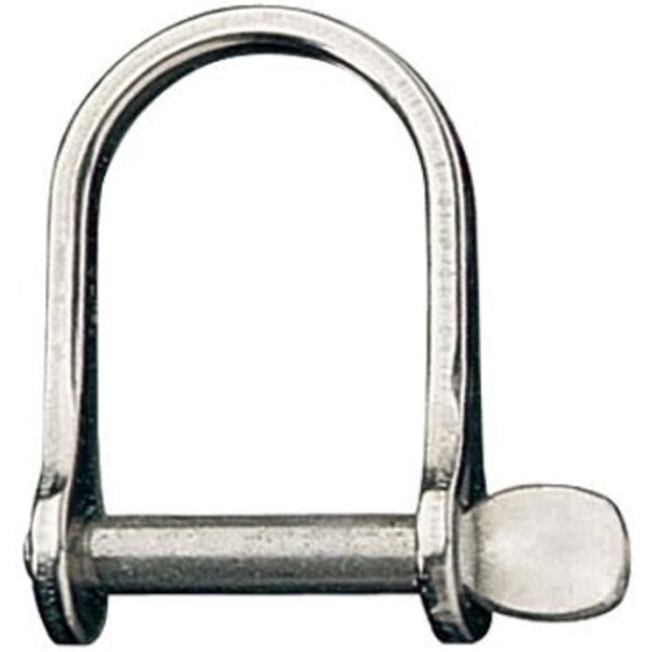 Shackle D Wide 3/16"  SS