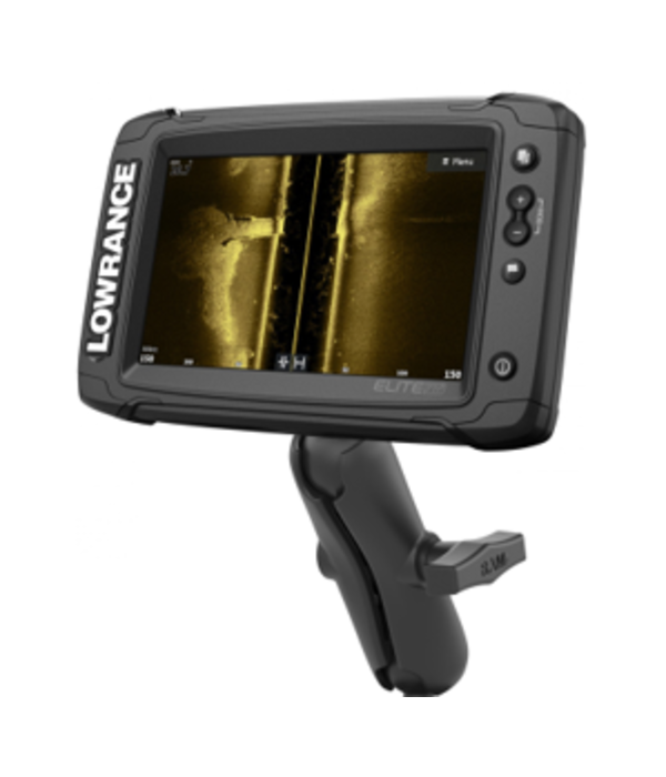 RAM Mounts Lowrance  Elite-5 & Elite-7 Ti Double Ball Mount F 1.5" No Base