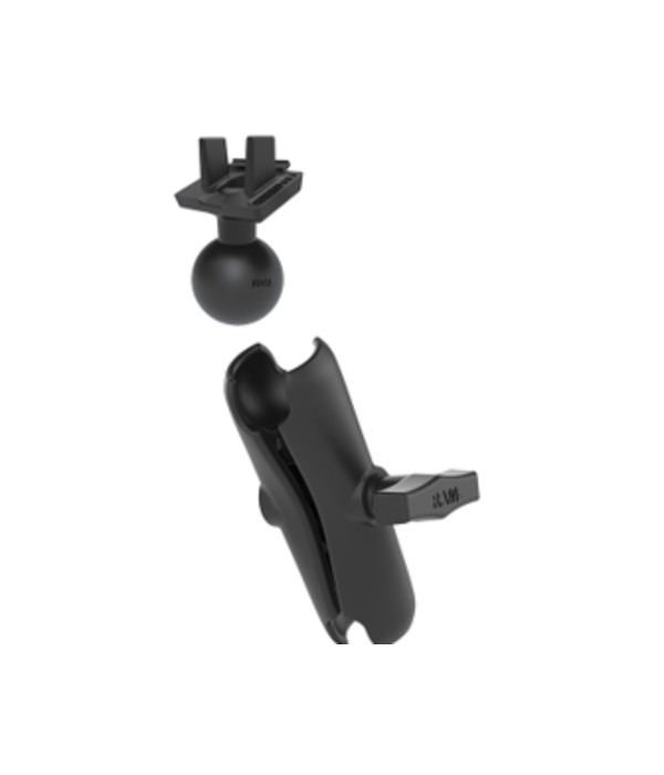 RAM Mounts Double Ball Mount for Lowrance Elite-4 & Mark-4 Series 1" No/Base