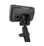 RAM Mounts Double Ball Mount for Lowrance Hook² & Reveal Series Non/Base