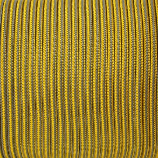 Line 5mm Dark Grey With Mango Tracer 20' Hank