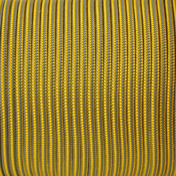 Line 5mm Dark Grey With Mango Tracer (Per Foot)