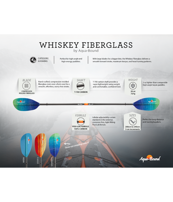 Aquabound Paddle Whiskey Fiberglass