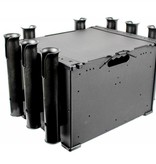 YakAttack (Closeout) BlackPak Black 12" x 16" x 11" Includes Lid And 3 Rod Holders