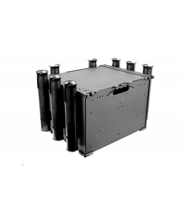 YakAttack (Closeout) BlackPak Black 12" x 16" x 11" Includes Lid And 3 Rod Holders