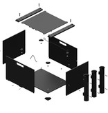 Yak-Attack (Discontinued) BlackPak Black 12" x 16" x 11" Includes Lid And 3 Rod Holders