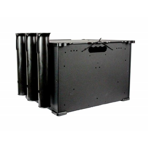 YakAttack (Closeout) BlackPak Black 12" x 16" x 11" Includes Lid And 3 Rod Holders