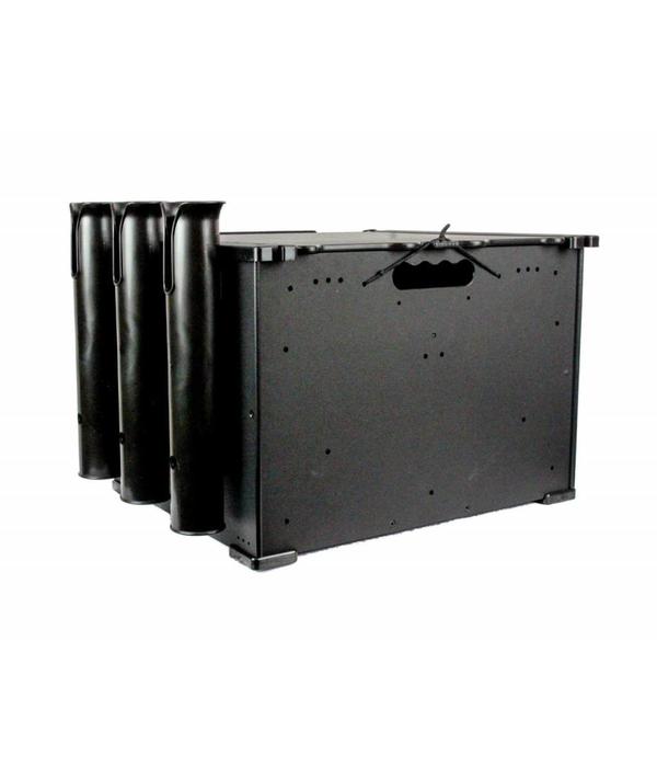 YakAttack (Closeout) BlackPak Black 12" x 16" x 11" Includes Lid And 3 Rod Holders