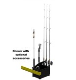 YakAttack (Closeout) BlackPak Black 12" x 16" x 11" Includes Lid And 3 Rod Holders