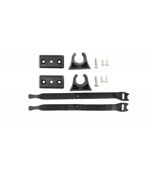 YakAttack ParkNPole Rubber Clips With Deluxe Mounting Base  w/ Hardware  (Pack Of 2)