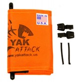 YakAttack 6" x 18" Orange ProGlo Flag Kit