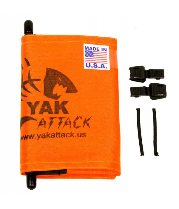 Yak-Attack 6" x 18" Orange ProGlo Flag Kit