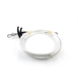 Hobie (Discontinued) H18 Trap Wires (One Side) Black With Shock Cord White