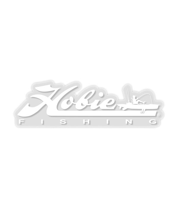 Hobie Decal "Hobie Fishing" White 12"