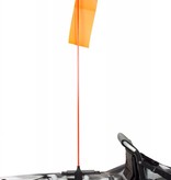 YakAttack VISIFlag 52'' Mast With Flag MightyMount/GearTrac Ready