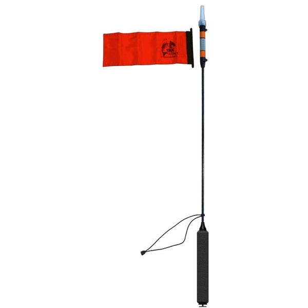 VISIpole II Light, Mast, Floating Base, MightyMount/GearTrac Ready Includes Flag