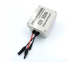 12V - 50Ah V3 Waterproof Lithium Battery With 10A Charger