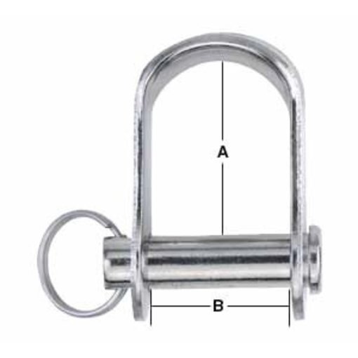 Harken Shackle Stamped 1/4'' Pin (6mm)