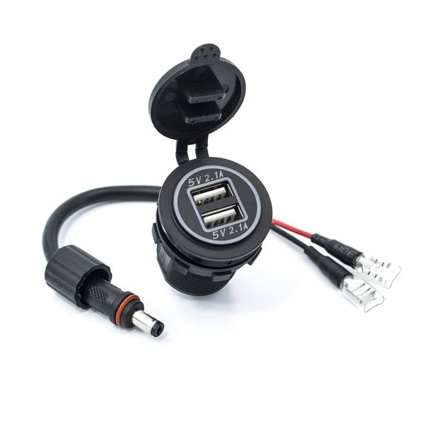 Dash Mounted 2.1Amp 5V USB Dual Port