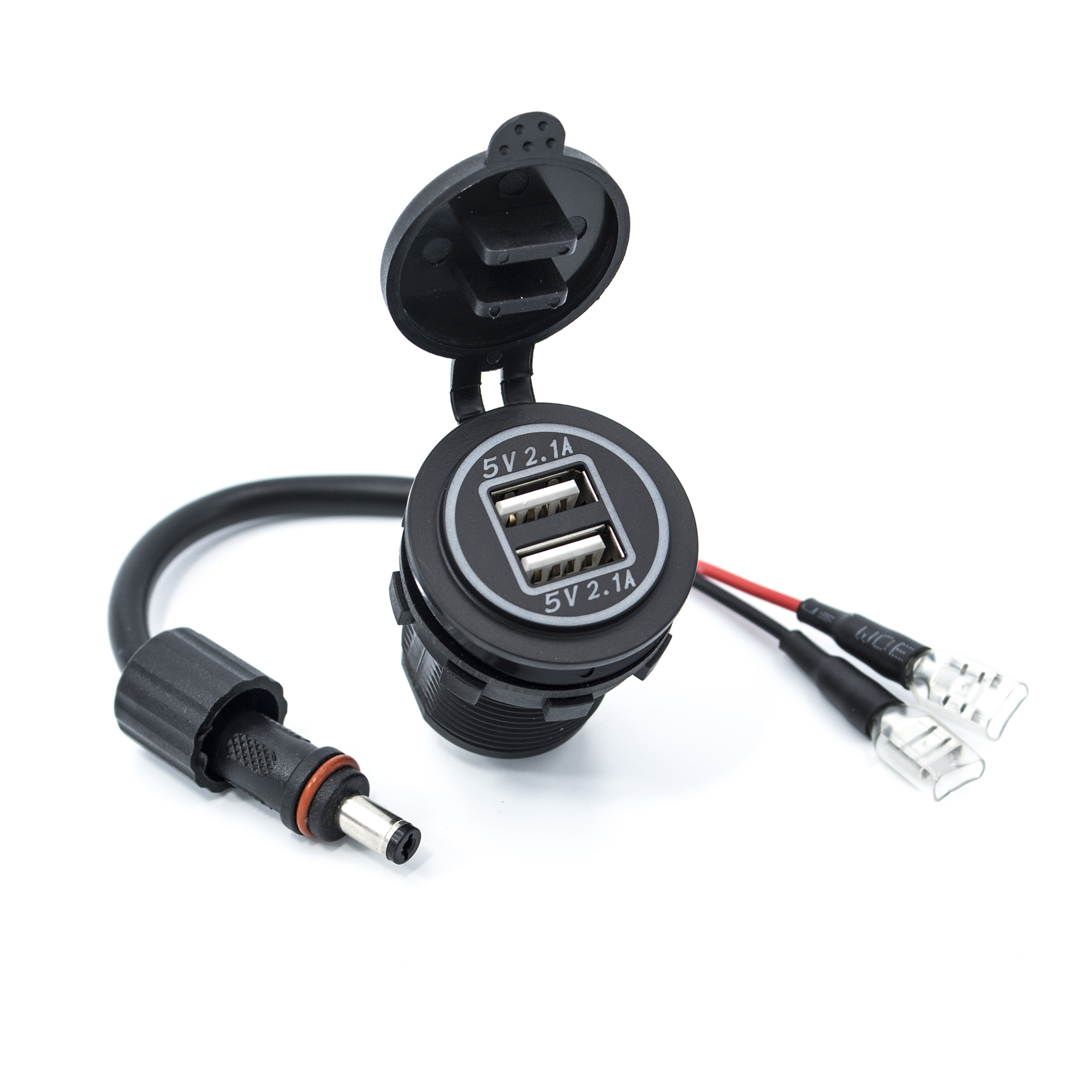 Dash Mount USB Dual Port With Weather Proof Cable - Mariner Sails