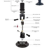 Chinook Mast Base 1-Bolt Mechanical