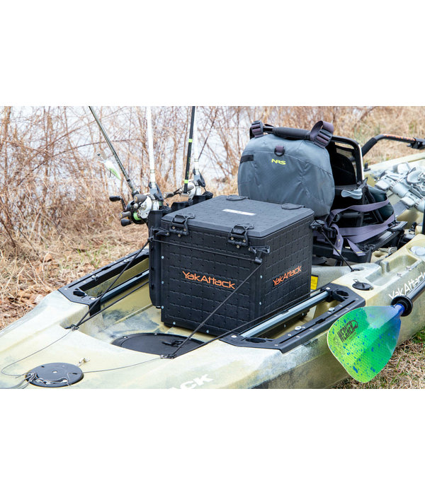 Yak-Attack BlackPak Pro 13" x 13" x 13" Black, Includes Lid And 3 Rod Holders