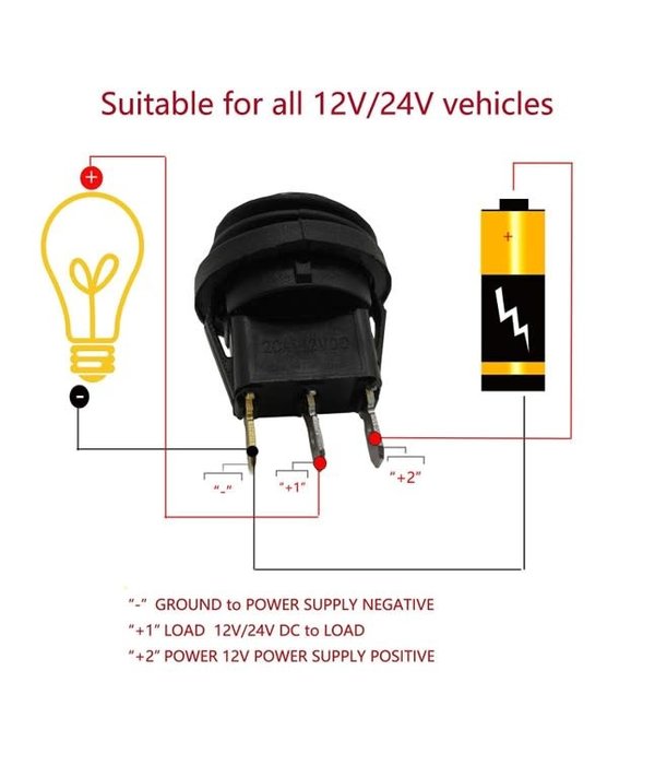 Waterproof Rocker Switch