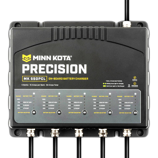 On-Board Precision Charger MK-550 PCL 5 Bank x 10 AMP LI Optimized Charger