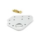 Tack/Clew Plate Set With Fasteners