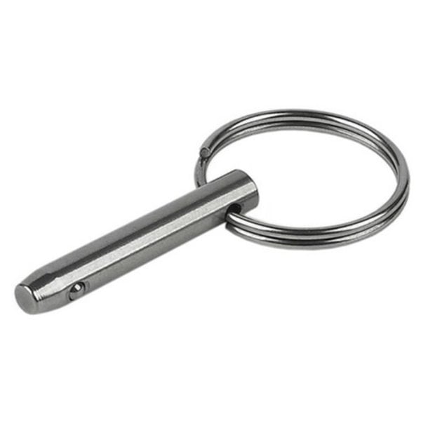 Detent Quick Release Ring Pin 1/4" x 2"