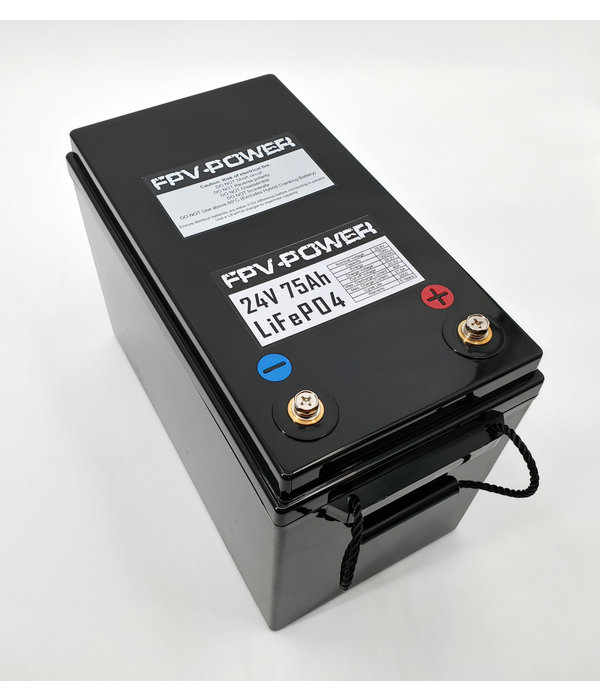 FPV-Power 24V 75Ah  LifePo4 Deep Cycle Battery