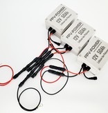 FPV-Power 12V 150Ah V3 Waterproof Lithium Batteries Wired In Parallel With 3-10Ah Chargers (3-50Ah Batteries)