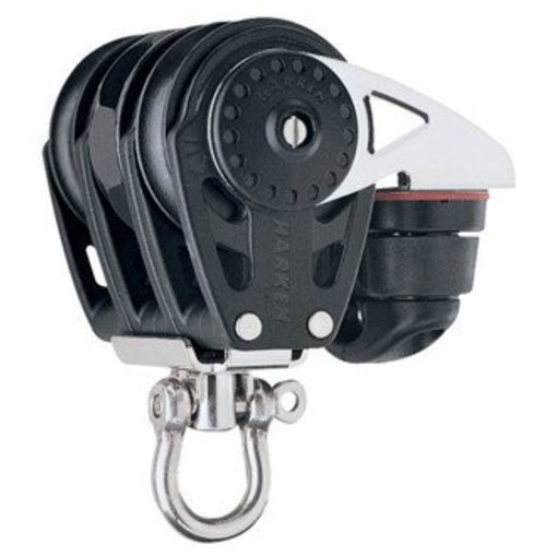 Harken Block 40mm Carbo Triple With Ratchet & Cleat