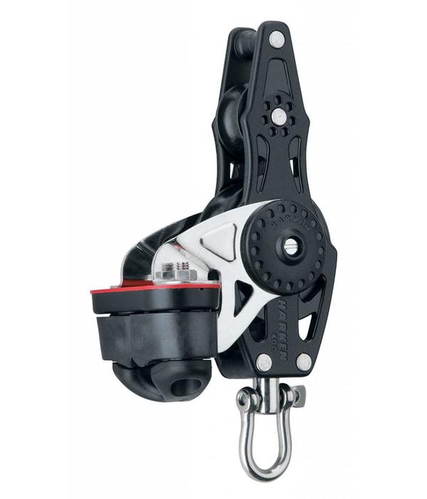 Harken Block 40mm Carbo Fiddle With Cleat & Becket