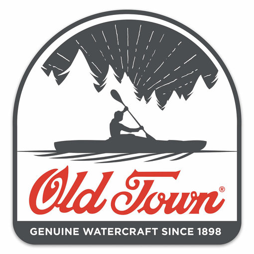 Old Town Sticker Kayaker