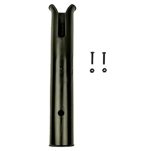 (Closeout) Side Mount Rod Tube Black Includes SS Hardware