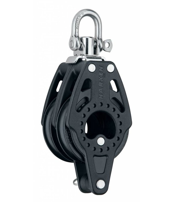 Harken Block 57mm Carbo Double Swivel With Becket