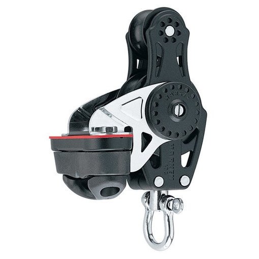 Harken Block 57mm Carbo Fiddle Swivel With Cam-Matic