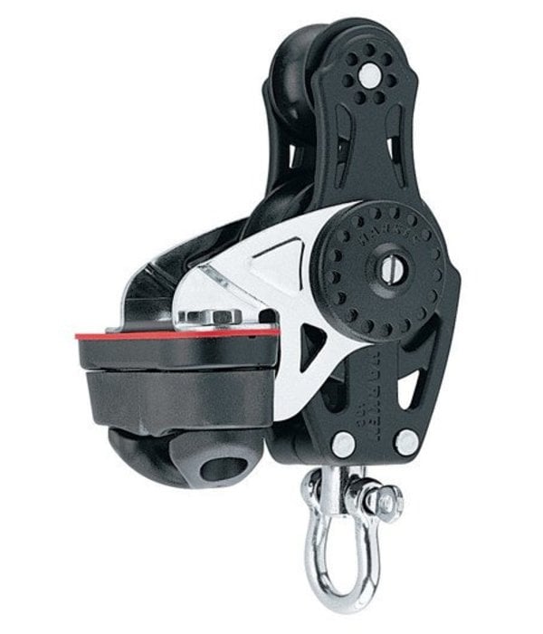 Harken Block 57mm Carbo Fiddle Swivel With Cam-Matic