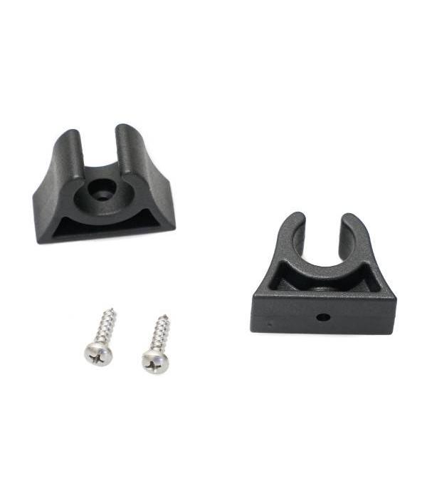 YakGear Molded Rubber Pole Clip 3/4" (Pair)