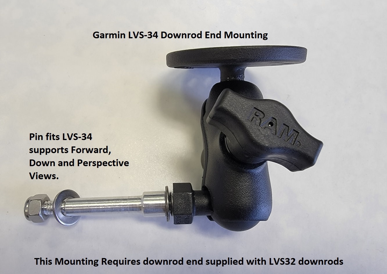 LVS34 Mounting for Forward/Down and Perspective Views - Mariner Sails